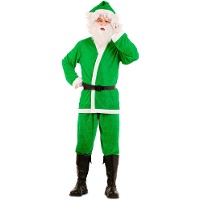 Déguisement de Père Noël coloré pour homme
