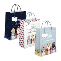Sac cadeau de 23 x 18 x 10 cm des Rois Mages d'Orient - 1 unité