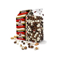 Boules chococranch et cacahuètes enrobées de 3 chocolats - 1 kg
