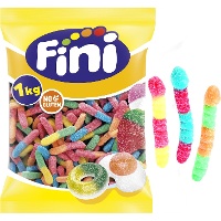 Vers multicolores avec picotage - Fini - 1 kg