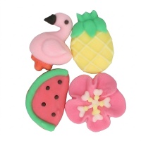Figurines en sucre hawaïens - FunCakes - 8 unités