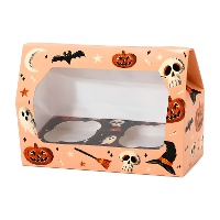 Boîte Halloween pour 2 cupcakes Boo - Azucren