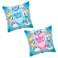 Ballon carré Baby Shower de 46 cm