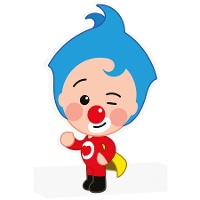 Centre de table du Clown Plim Plim