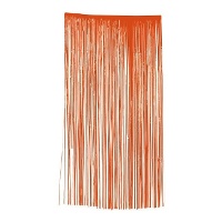 Rideau de 2 x 1 m orange ou noir - 1 unité