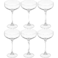 Lot de 6 coupes vintage pour cava - 315 ml