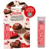 Mini coeurs comestibles 1 g - Decora