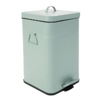 Poubelle carrée vintage de 20 L