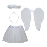Ensemble d'ange blanc