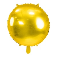 Ballon rond métallisé de 59 cm - Partydeco