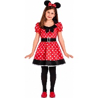 Déguisement de petite souris Minnie avec oreilles pour enfant