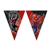 Fanion Spider-Man motif toile d'araignée