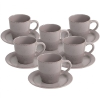 Tasse de café 100 ml Motas taupe - 6 services