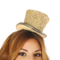 Mini-chapeau haut-de-forme brillant