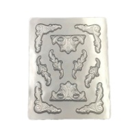 Moule pour bordures en chocolat de 18,5 x 24,5 cm - Pastkolor - 10 cavités