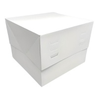 Boîte de 50 x 50 x 20 cm pour gâteau réglable sur 4 hauteurs