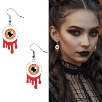 Boucles d'oreilles aux yeux sanglants - 1 paire