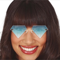 Lunettes Diamonds Bleues