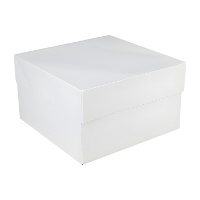 Boîte de 28 x 28 x 15 cm pour gâteau carré - 25 unités