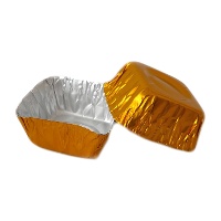 Caissettes jetables carrées 3,7 x 2,7 x 1,6 cm pour tocino de cielo - 1000 unités