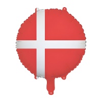 Ballon drapeau du Danemark de 35 cm