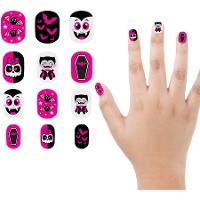 Ongles artificiels de vampire pour enfants - 12 unités