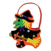 Panier de sorcière vert de 18 cm