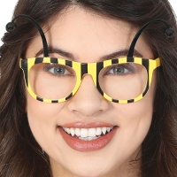 Lunettes d'abeille avec antennes