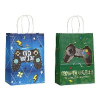 Sac cadeau de jeux vidéo de 21 x 15 cm