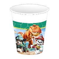 Gobelets en carton La Patrulla Canina Dino Movie de 200 ml - 8 pièces