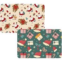 Sets de table de 43 x 28 cm design de Noël - 1 unité