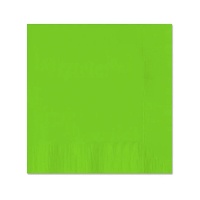 Serviettes fluo de 16,5 x 16,5 cm - 30 unités