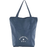 Sac en tissu Everyday de couleur avec fermeture éclair - 1 unité