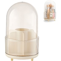 Organisateur de maquillage rotatif à 360° 15 x 15 x 25 cm