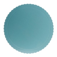 Base pour gâteau de 20 x 20 x 0,3 cm bord ondulé - 1 unité