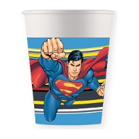 Gobelets Superman 200 ml - lot de 8