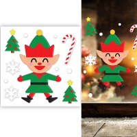 Décoration adhésive en gel de l'elfe