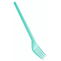 Fourchettes en plastique de 16,5 cm - 15 unités