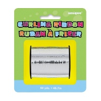 Ruban pour ballons métallisé de 5 mm - 45 m