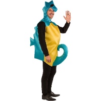 Déguisement de hippocampe bleu pour adulte
