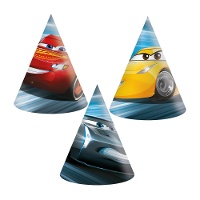 Chapeaux Cars bleus - lot de 6