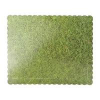 Base pour tarte de 40 x 30 x 0,3 cm, motif herbe