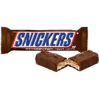 Snickers au chocolat au lait et aux cacahuètes - 1 unité