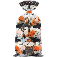 Sac pour bonbons d'Halloween de 24,1 x 10,1 cm - Wilton - 20 unités