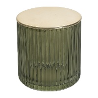 Boîte à cotons et coton-tiges avec couvercle