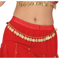 Ceinture de pièces dorées