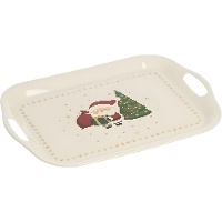 Plateau de 41 x 29 cm à l'effigie du père Noël