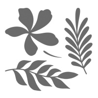 Matrices de coupe de fleurs et bouquets de feuilles - Artemio - 4 unités