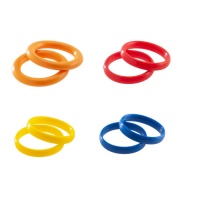 Anneaux pour rouleau de 2,5 cm - Dekora - 8 unités