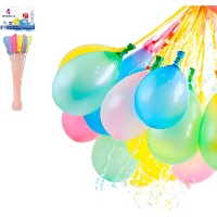 Bouquet de ballons à eau de couleurs à remplissage automatique - 37 unités